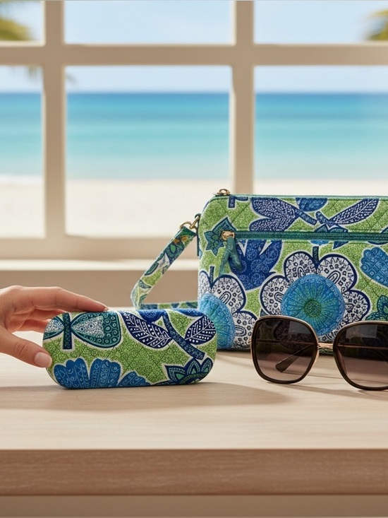 Vera Bradley Accessories - Never used Vera Bradley hard shell eyeglass case